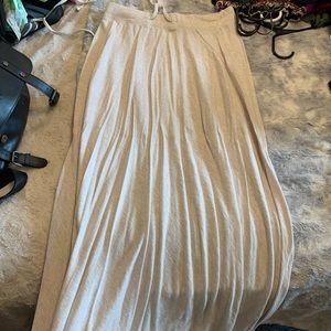 Grey maxi skirt